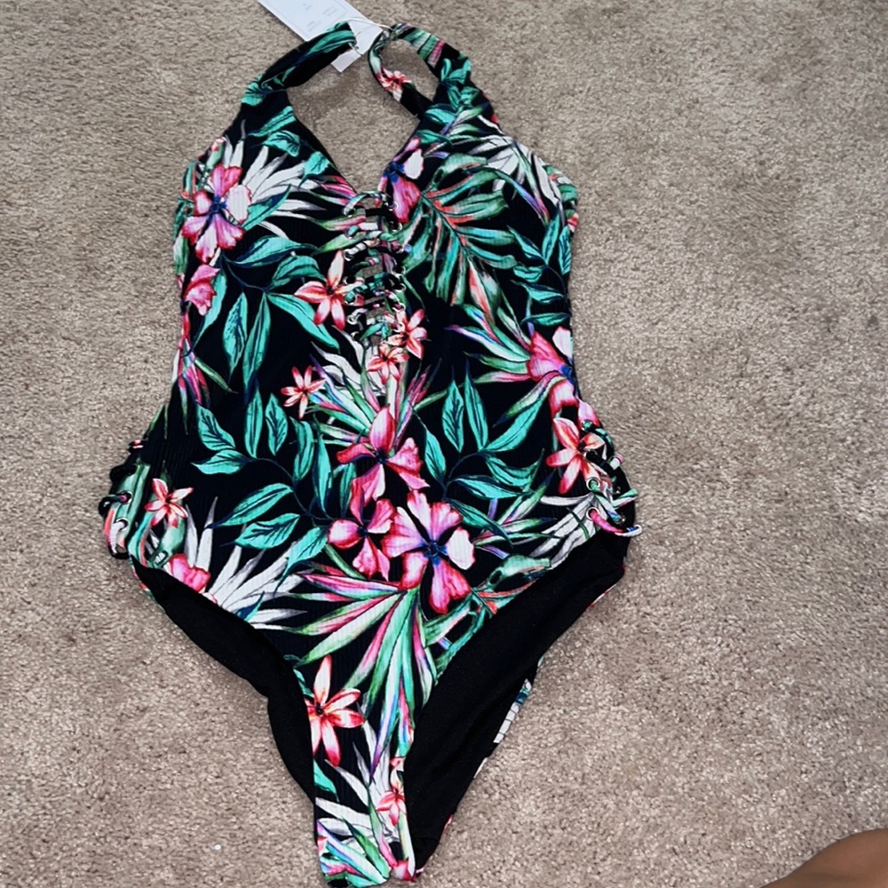 Womens floral bathing suit